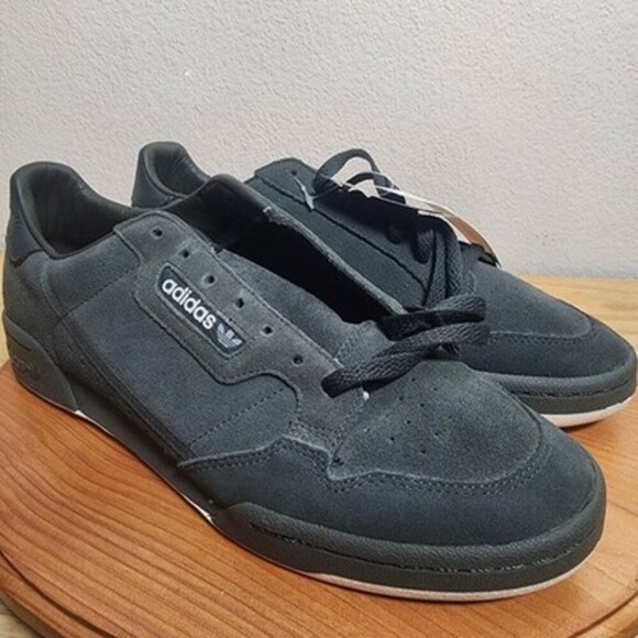 Adidas Continental 80 Shoes Mens Size 12 Black Leather Suede Originals Casual main image 5